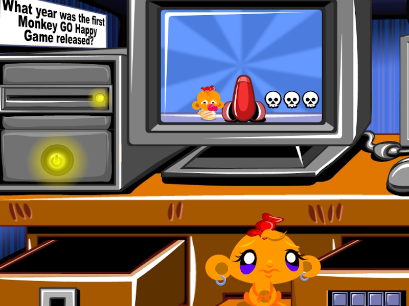 Permainan Monkey Go Happy 974 secara online