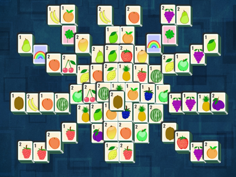 Permainan Blue Mahjong HD secara online