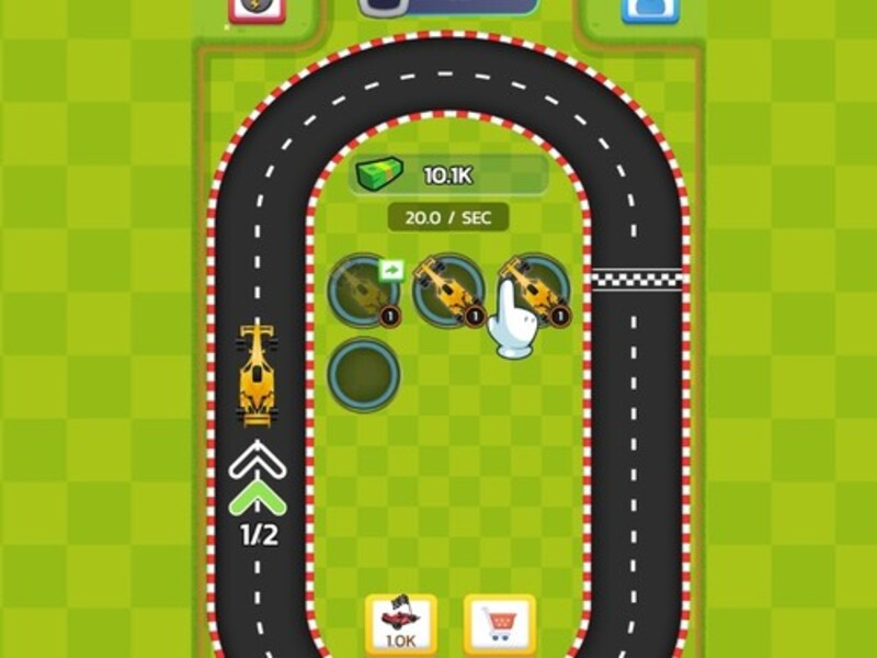 Permainan Mobil dan balapan menggabungkan idle secara online