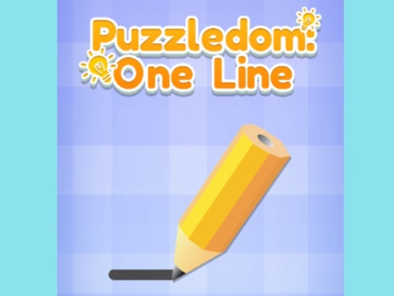 Permainan Puzzledom: Satu baris secara online