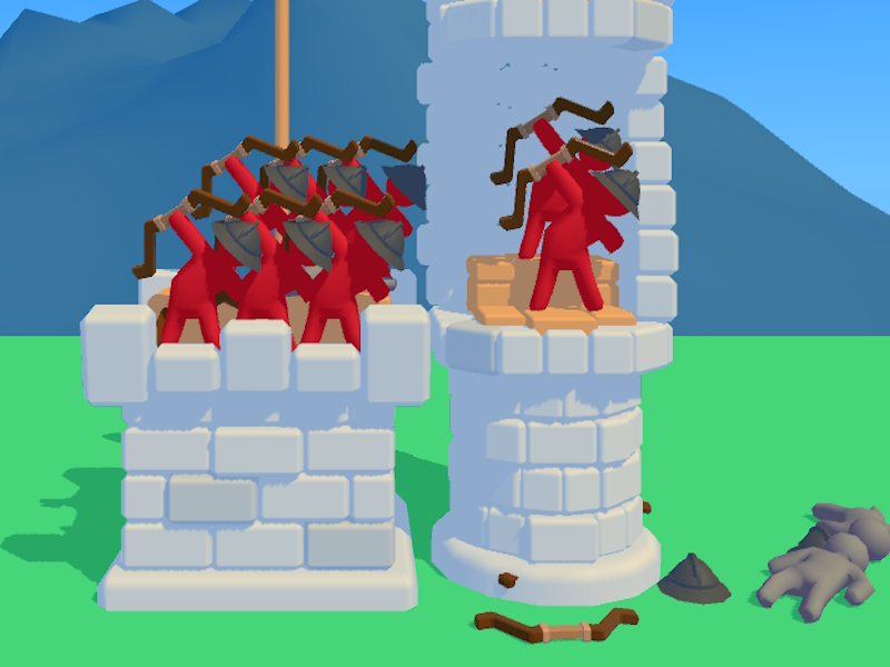Permainan Pahlawan Archers: Castle War secara online