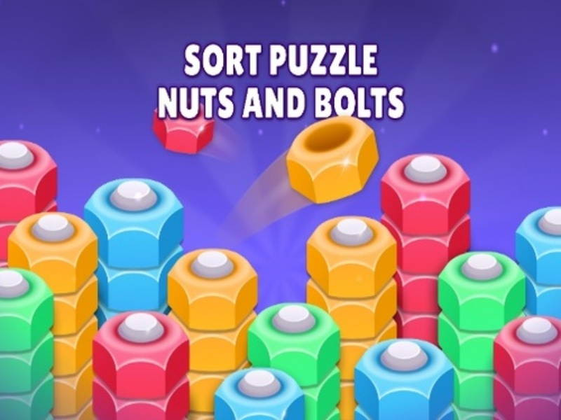 Permainan Urutkan mur dan baut puzzle secara online