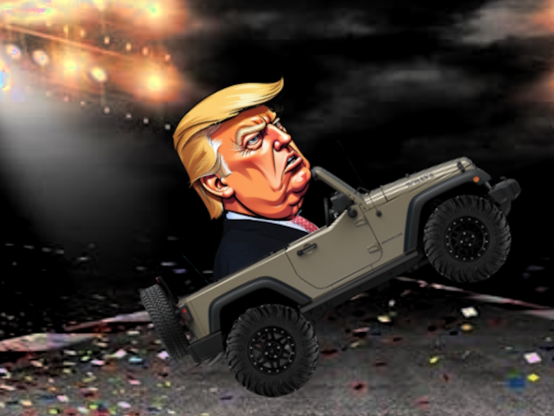 Permainan Tantangan Trump Wheelie secara online