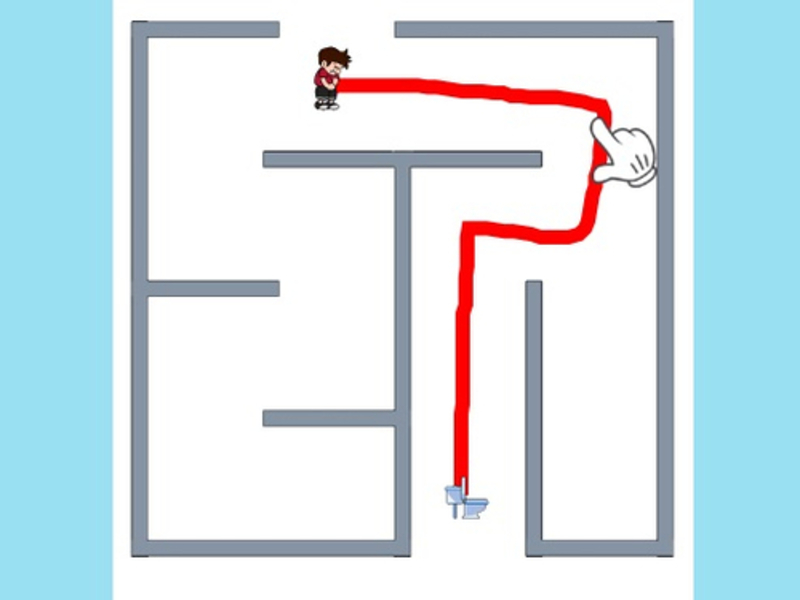Permainan Labirin Escape Toilet Rush secara online