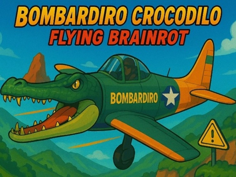 Permainan Bombardiro Crocodilo Flying Brainrot secara online