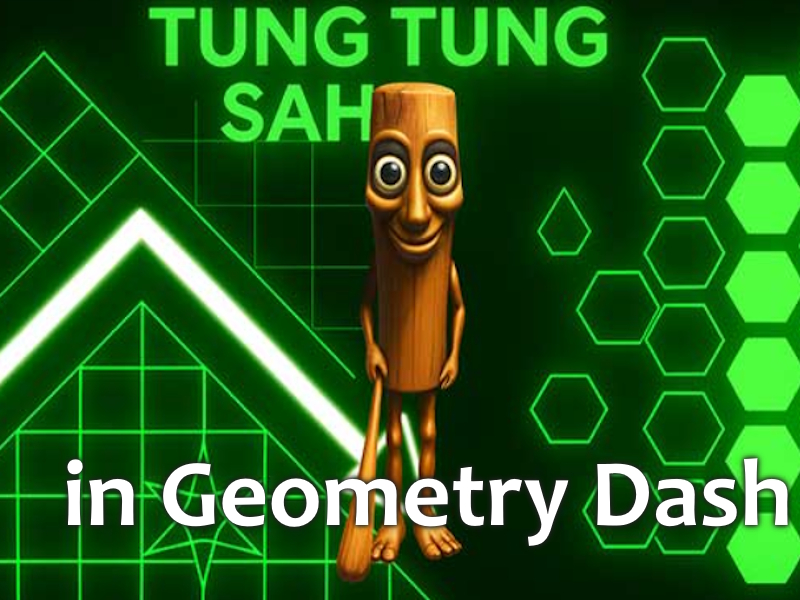 Permainan Tung Tung Sahur di geometri dasbor secara online