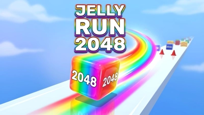 Permainan Jelly Run 2048 secara online
