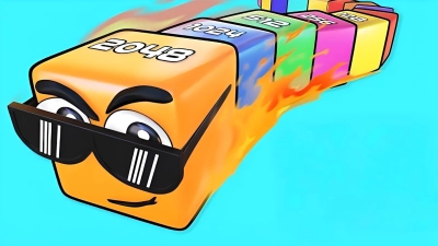 Permainan Cubes 2048.io secara online
