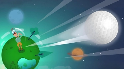 Permainan Golf Orbit secara online